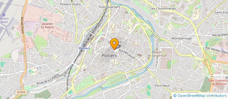 localisation de l'entreprise VALORIMMO  POITIERS