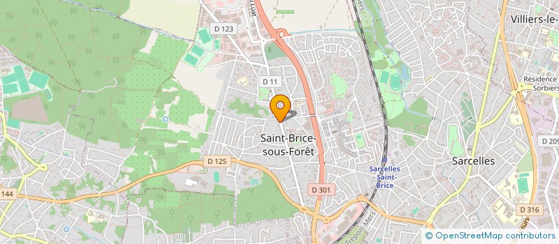 localisation de l'entreprise VALORINE à SAINT-BRICE-SOUS-FORET