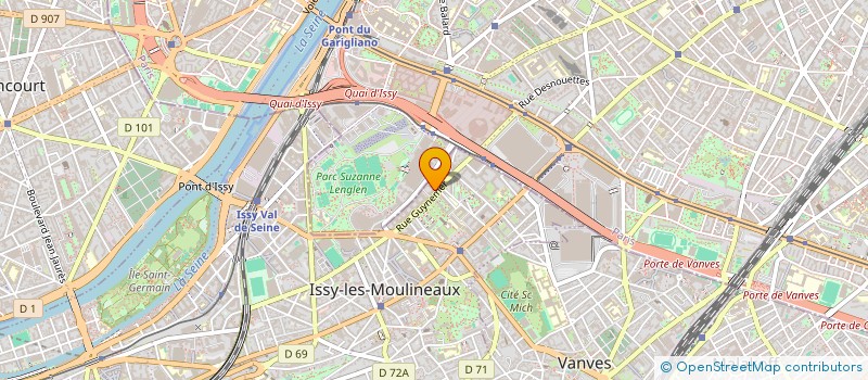 localisation de l'entreprise VALORIS à ISSY-LES-MOULINEAUX
