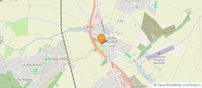 localisation de l'entreprise VALORIS BUSINESS à MOISSELLES