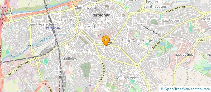 localisation de l'entreprise VALORIS EXPERTISE  PERPIGNAN