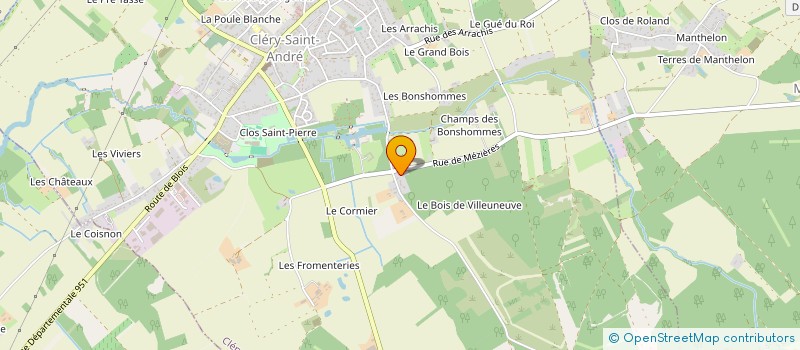 localisation de l'entreprise VALORIS EXPLOIT RESSOURC NATUR SOLOGNE à JOUY-LE-POTIER