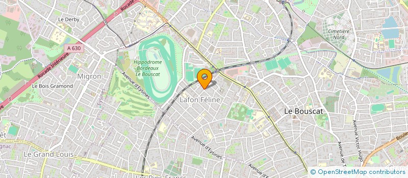 localisation de l'entreprise VALORIS FINANCES & PATRIMOINE  LE BOUSCAT