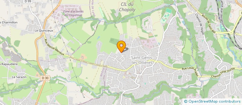 localisation de l'entreprise VALORIS H CONSEIL  SAINT-GENIS-LES-OLLIERES