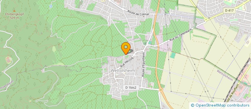 localisation de l'entreprise VALORIS'IMMO  WETTOLSHEIM