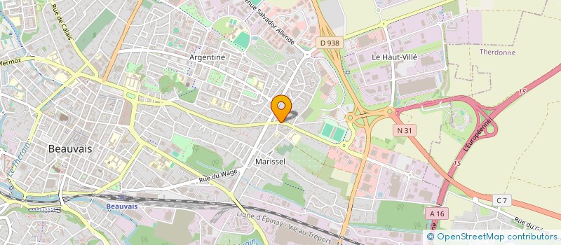 localisation de l'entreprise VALORIS IMMO  BEAUVAIS