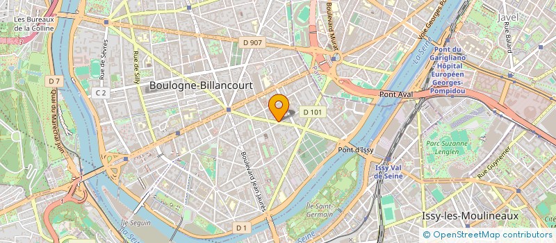localisation de l'entreprise VALORIS PATRIMOINE à BOULOGNE-BILLANCOURT
