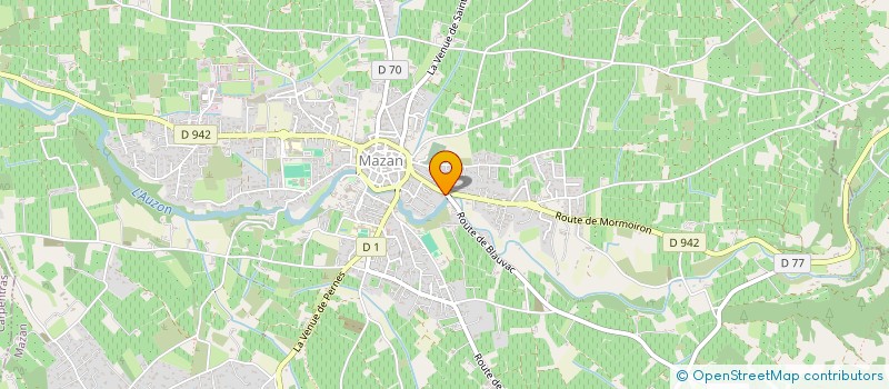 localisation de l'entreprise VALORISATION CERISE COTEAUX DU VENT  MAZAN