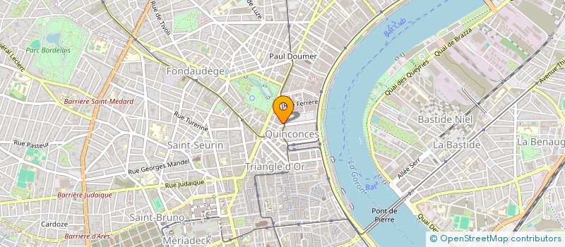 localisation de l'entreprise VALORISATION DES ESSENCES DE BOIS SECOND à BORDEAUX