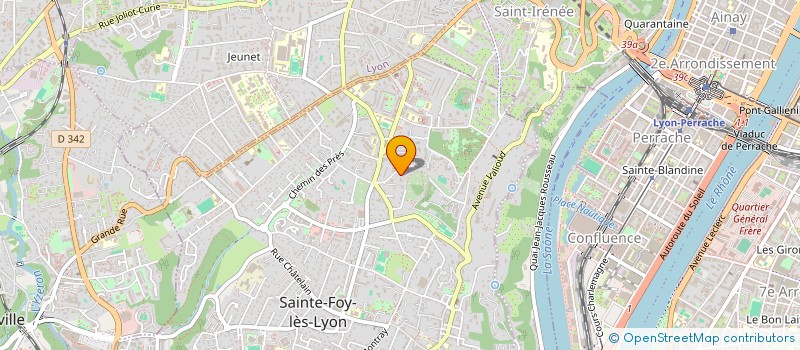 localisation de l'entreprise VALORISATION ENERGIES ENVIRONNEMENT-V2E à ECULLY