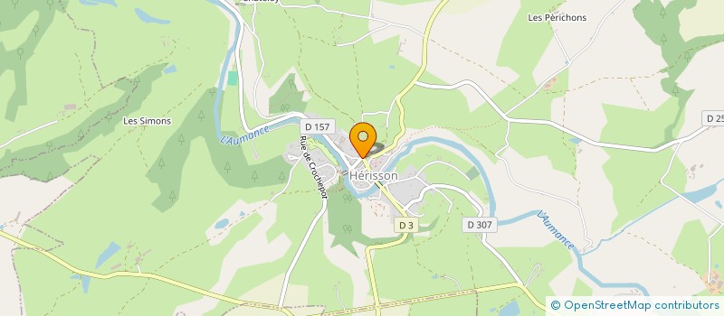 localisation de l'entreprise VALORISATION ET PROMOTION CULTURELLES DE LA MAISON MOUSSE  HERISSON