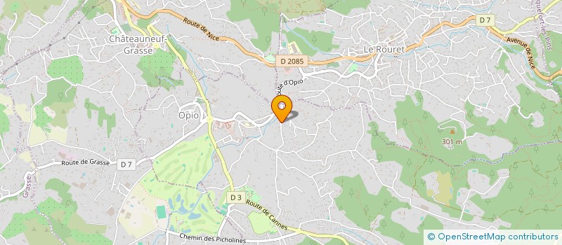 localisation de l'entreprise VALORISATION PAYSAGE  OPIO