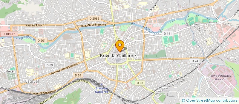localisation de l'entreprise VALORISE  BRIVE-LA-GAILLARDE