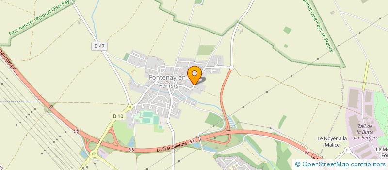 localisation de l'entreprise VALORISE à FONTENAY-EN-PARISIS