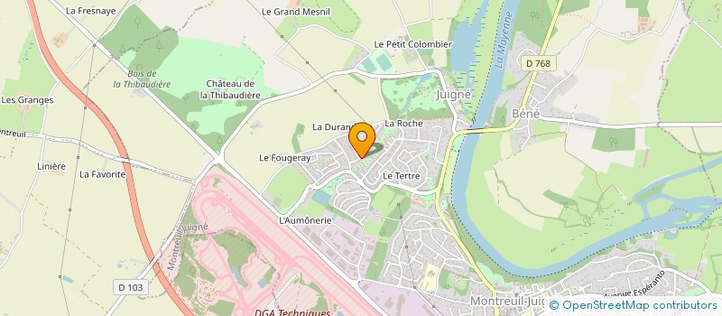 localisation de l'entreprise VALORISONS à MONTREUIL-JUIGNE