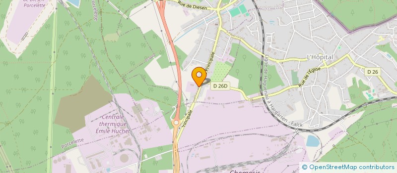 localisation de l'entreprise VALORITECH  CARLING