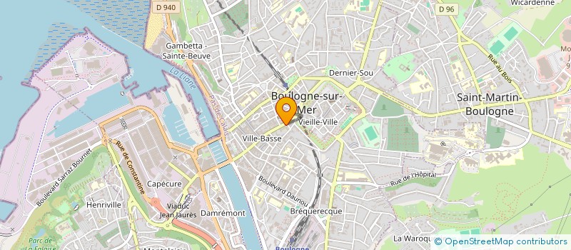 localisation de l'entreprise VALORIZE  BOULOGNE-SUR-MER