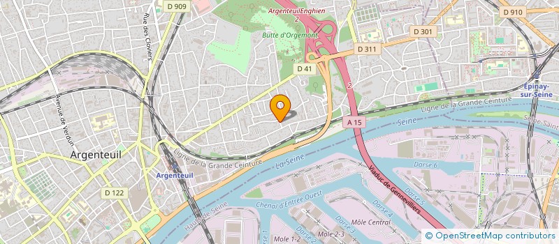 localisation de l'entreprise VALORO PARIS  ARGENTEUIL