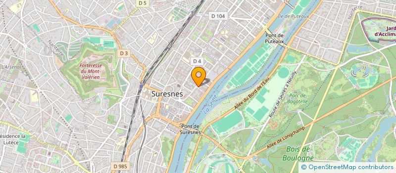 localisation de l'entreprise VALORUM à SURESNES