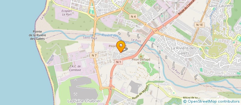 localisation de l'entreprise VALORUN à SAINT-PAUL