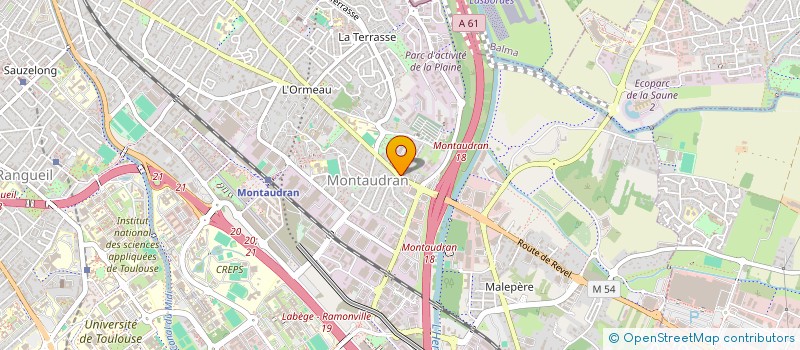 localisation de l'entreprise VALORYS DEFISC INVEST PLUS  TOULOUSE
