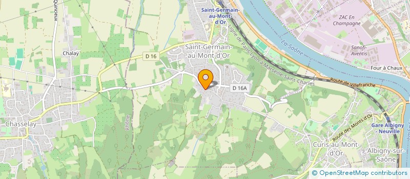 localisation de l'entreprise VALORYS PATRIMOINE  SAINT-GERMAIN-AU-MONT-D'OR