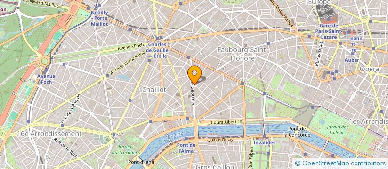 localisation de l'entreprise VALOSSUR  PARIS