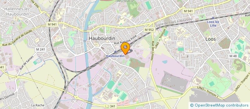 localisation de l'entreprise VALOTRANS à HAUBOURDIN
