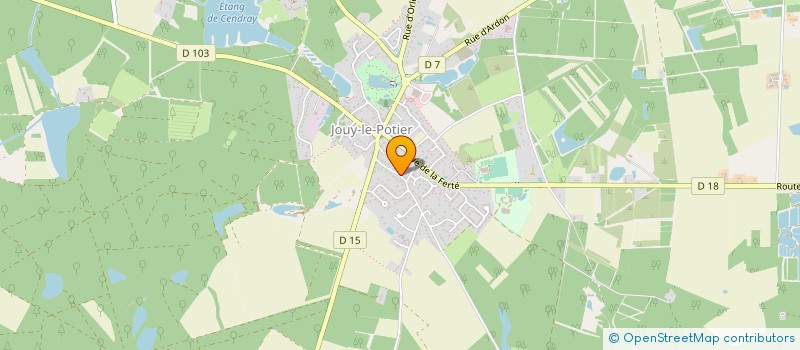 localisation de l'entreprise VALOUBIS à JOUY-LE-POTIER