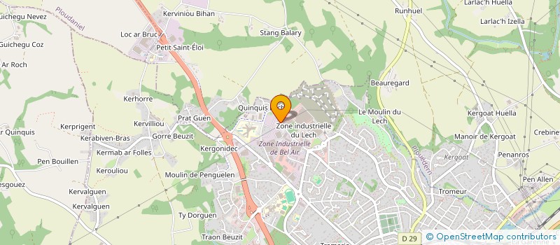 localisation de l'entreprise VALOUEST à LANDERNEAU