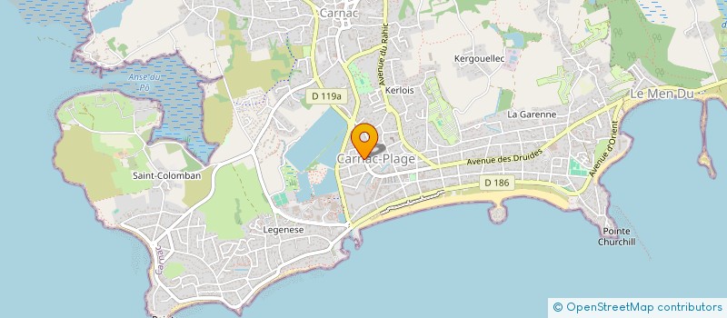 localisation de l'entreprise VALOUX  CARNAC