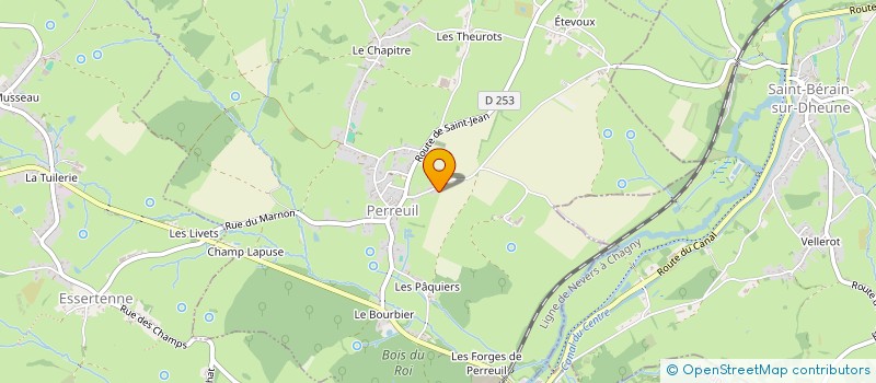 localisation de l'entreprise VALOVA  PERREUIL