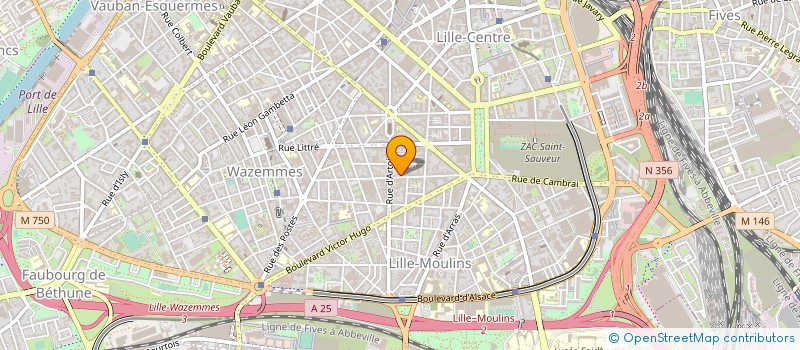 localisation de l'entreprise VALOXY FIDUCIAIRE CONSEIL à LA MADELEINE