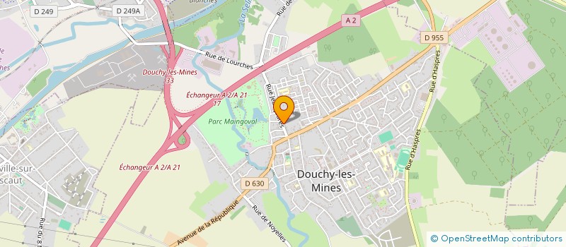 localisation de l'entreprise VALOXY HAINAUT DOUAISIS à DOUCHY-LES-MINES