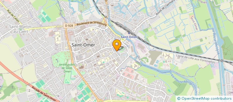 localisation de l'entreprise VALOXY LITTORAL  SAINT-OMER