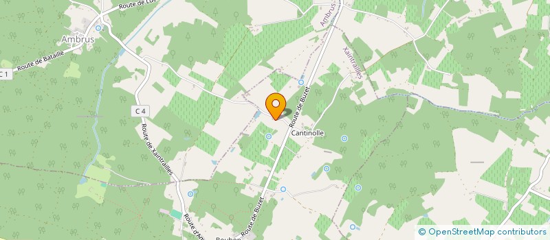 localisation de l'entreprise VALPA DE LA FONTAINE  XAINTRAILLES