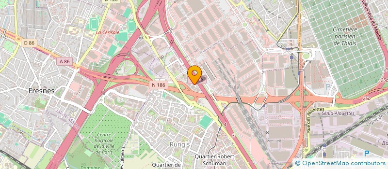 localisation de l'entreprise VALPACO PAPER SERVICES à RUNGIS