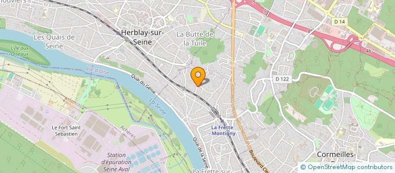 localisation de l'entreprise VALPALEX CONSULTING  LA FRETTE-SUR-SEINE