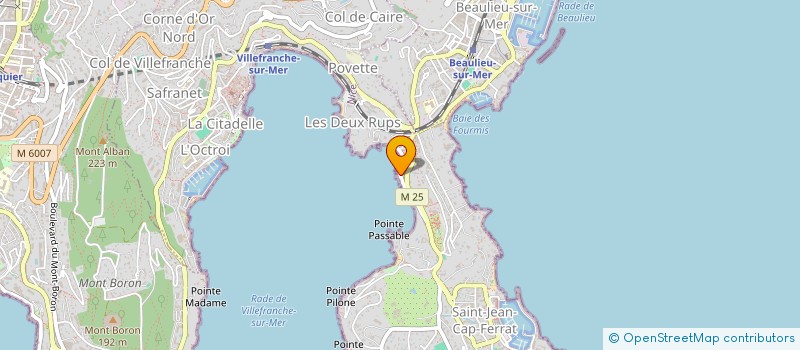 localisation de l'entreprise VALPANTE  SAINT-JEAN-CAP-FERRAT