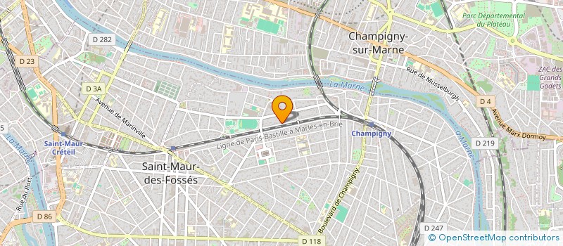 localisation de l'entreprise VALPARIS à SAINT-MAUR-DES-FOSSES