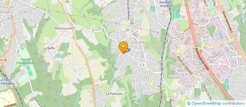 localisation de l'entreprise VALPAROLA  DARDILLY