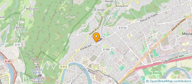 localisation de l'entreprise VALPAS  LA TRONCHE