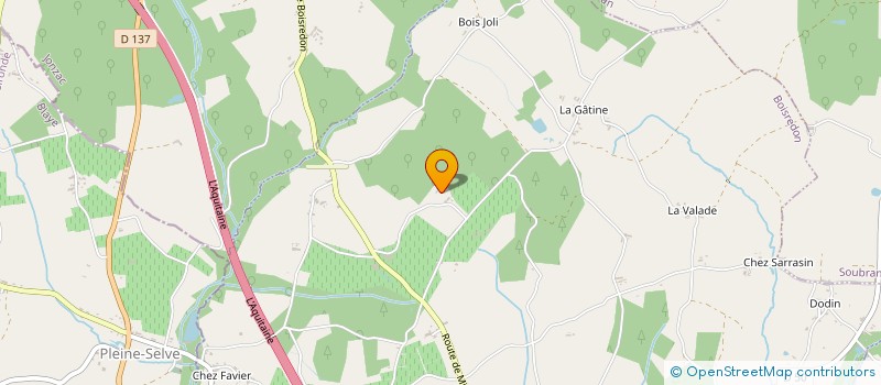 localisation de l'entreprise VALPAS  BOISREDON