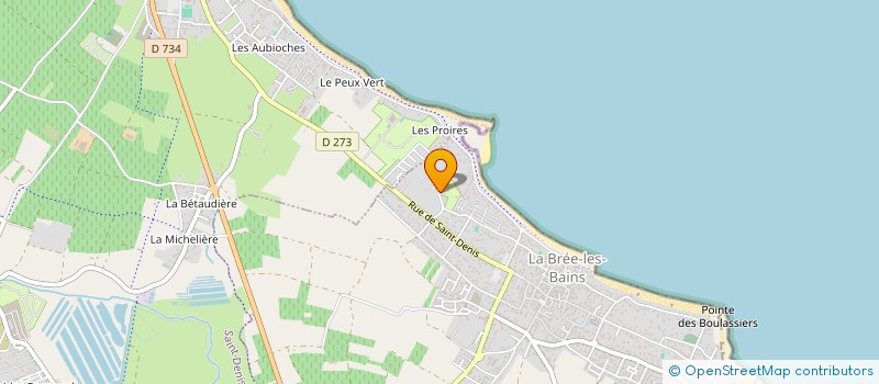 localisation de l'entreprise VALPAS  LA BREE LES BAINS