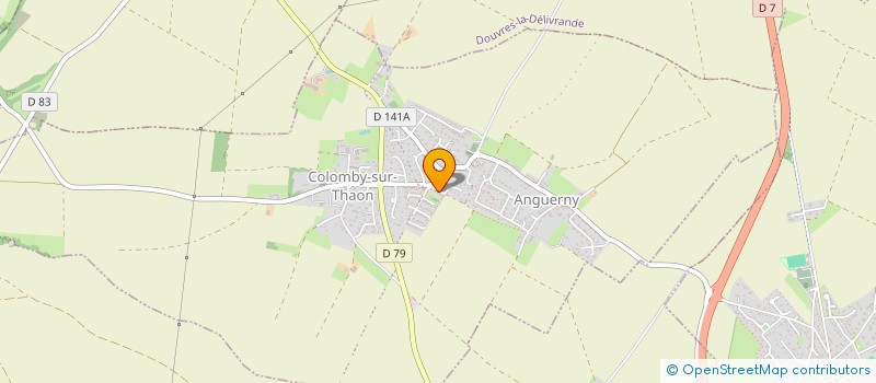 localisation de l'entreprise VALPAUL  COLOMBY-ANGUERNY