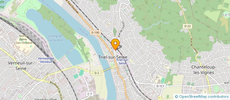 localisation de l'entreprise VALPHINVEST à TRIEL-SUR-SEINE