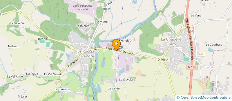 localisation de l'entreprise VALPIZZ'  VAL D'OUST