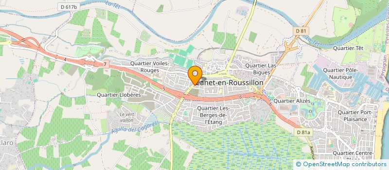 localisation de l'entreprise VALPOD  CANET-EN-ROUSSILLON