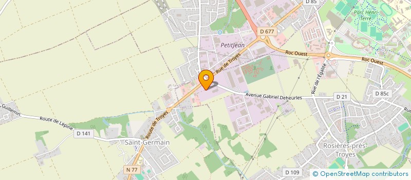 localisation de l'entreprise VALPOLPO à ROSIERES-PRES-TROYES