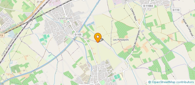 localisation de l'entreprise VALPRIM'34  LANSARGUES